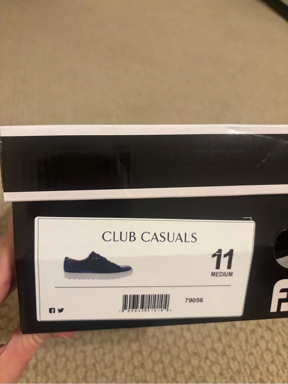Men's Navy Casual Lace-Up Sneakers